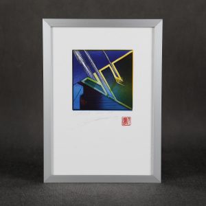 Contour 2019 Linocut 8x8cm